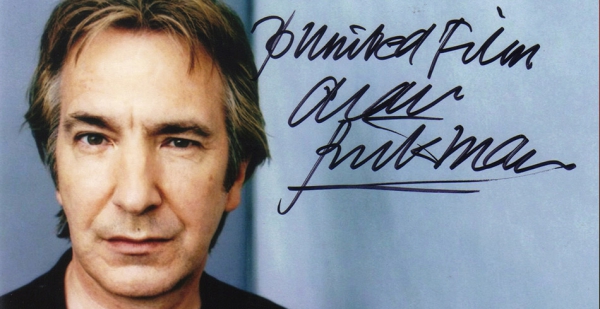 Alan Rickman: Freedom and selfcontrol are both sides of the same coin